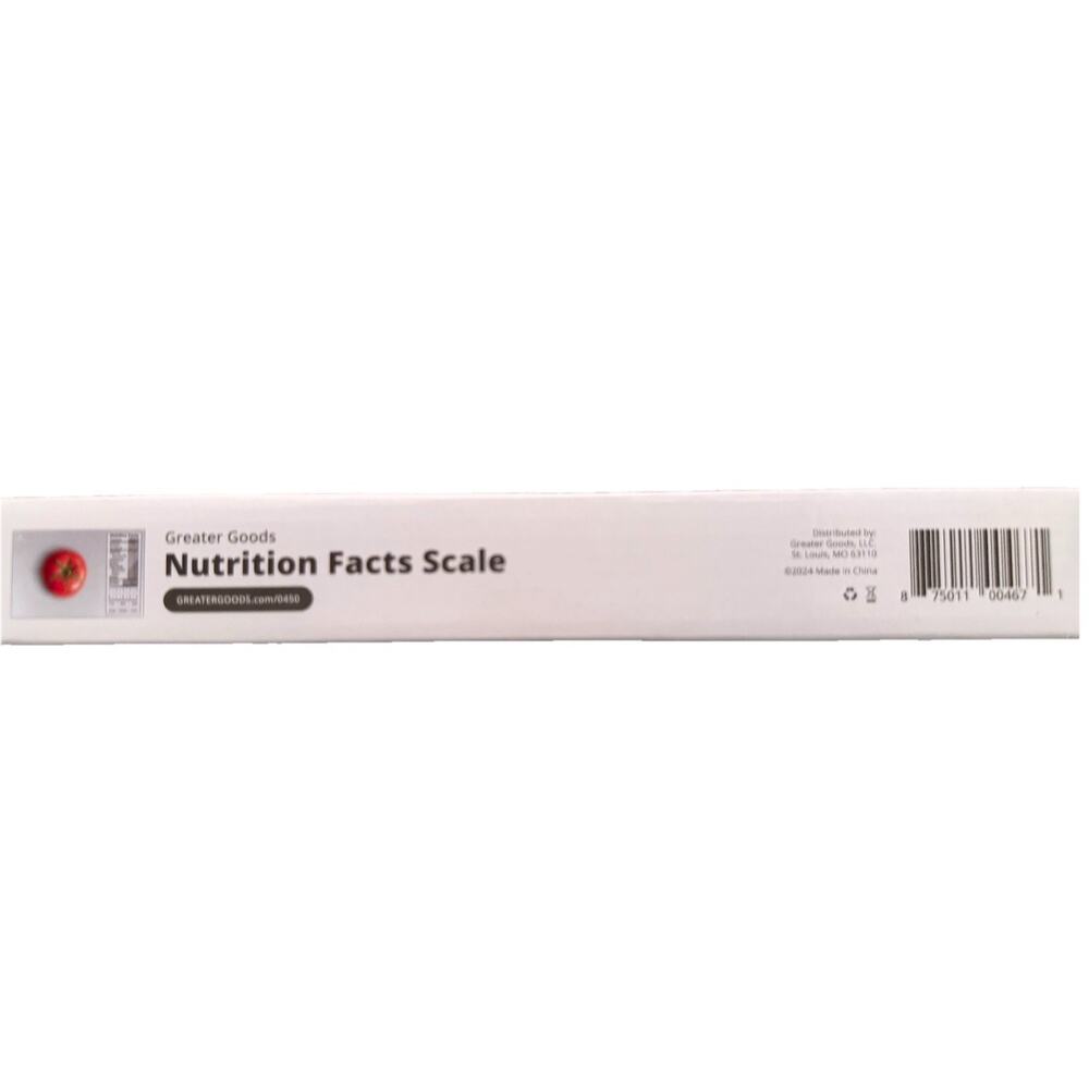 Greater Goods Nourish Digital Kitchen Food Scale and Portions Nutritional Facts - Picture 4 of 4